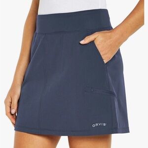 ORVIS Lightweight, Moisture Wicking, Skorts Blue